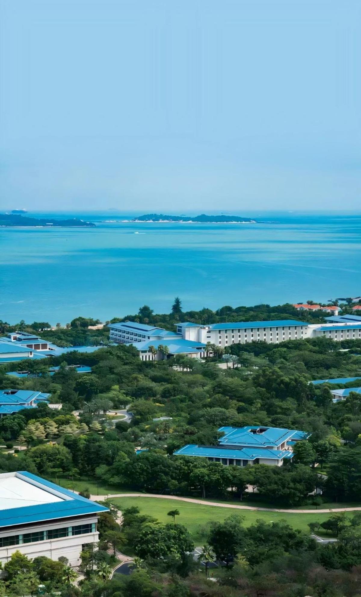 Seaview Resort Xiamen overlooking the coast
